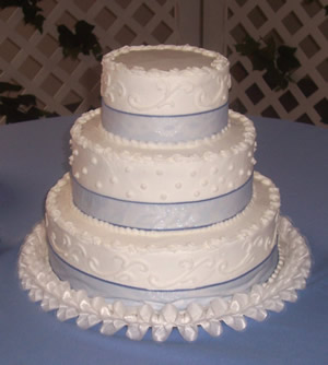 3-tiered cake